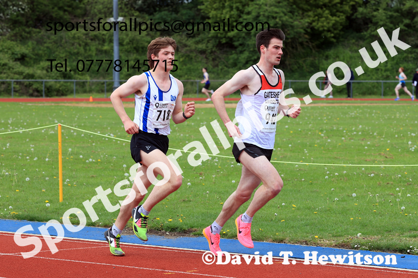 5000 metres, 2026 North Eastern Track and Field Champs, Shildon, County Durham. Photo: David T. Hewitson/Sports for All Pics